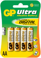 Uppladdningsbara batterier GP AA 2700mAh