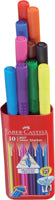 Faber-Castell Colour Grip Marker etui med 10 färgpennor