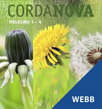 CordaNova delkurs 1-4, digitalt lärarmaterial, 12 mån (OBS! Endast för lärare)