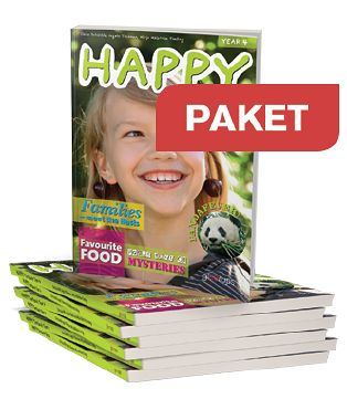 Happy Paket Textbok 4 25 ex + digitalt lärarmaterial (OBS! Endast för lärare)