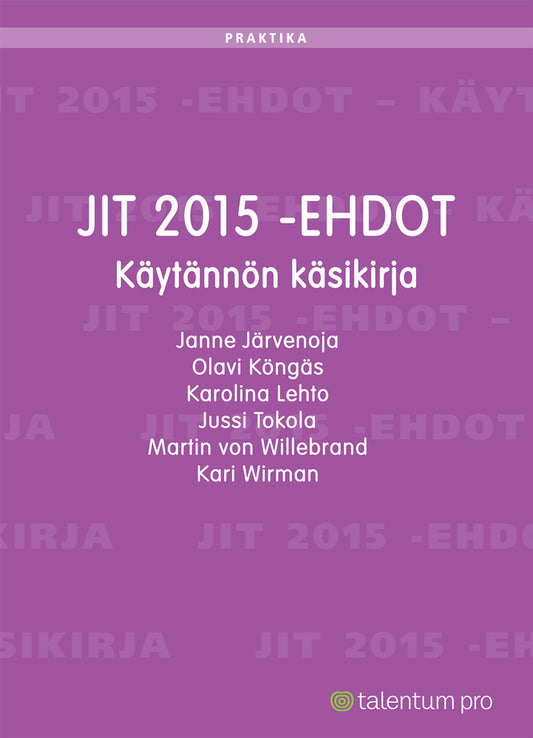 JIT 2015 -ehdot – E-bok