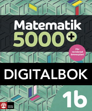 Matematik 5000+ Kurs 1b Lärobok DigitalbokUppl2021