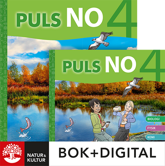 PULS NO åk 4 Paket Bok + Digital