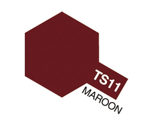 TS-11 Maroon 100ml spray färg, farve, väri