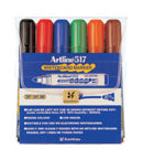 Artline Whiteboard pennor EK-517 WB Mark 6 färger