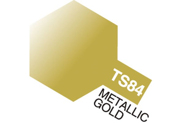 TAMIYA TS-84 Metallic Gold 85084 färg, farve, väri