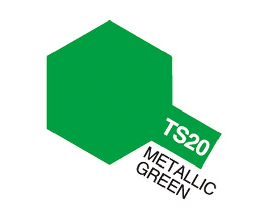 TAMIYA TS-20 Metallic Green 85020 färg, farve, väri
