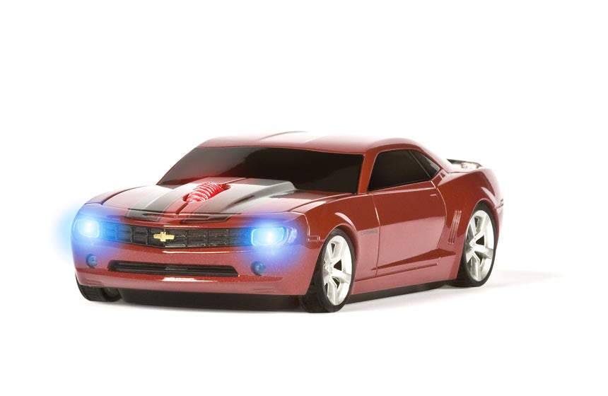 Trådlös datormus Chevrolet Camaro röd