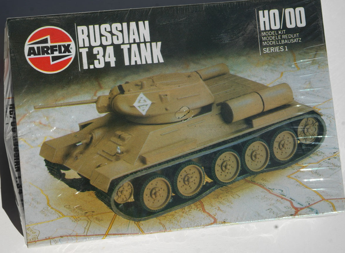AIRFIX 01316 RUSSIAN T 34 TANK H0/00 Byggsats