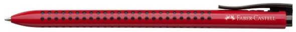 Faber-Castell 2-pack Kulpenna Grip 2022 röd, rött bläck 2pack