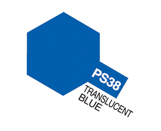 TAMIYA PS-38 Genomskinlig blå 86038