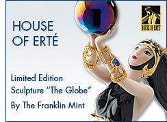 Staty The globe from the house of Erté The Frankin Mint modell