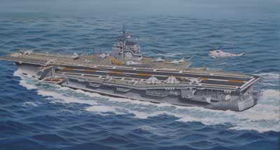 05089 REVELL USS SARATOGA CVA Byggsats