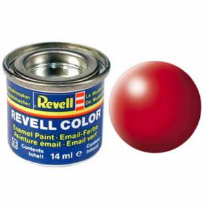 Eldröd-sidenmatt Revell 330 färg, farve, väri