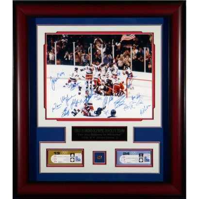 Miracle on Ice – 1980 U.S. Olympic Hockey Team Autographed Tribute